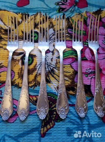 Вилки десертные мельхиор