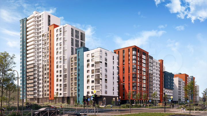 3-к. квартира, 79,1 м², 11/22 эт.