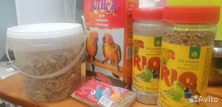 Корм для волнистых попугаев