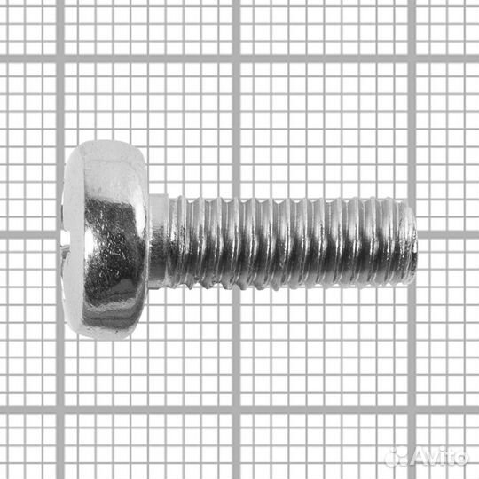Винт с полукруглой головкой DIN 7985 M6х16 мм, на