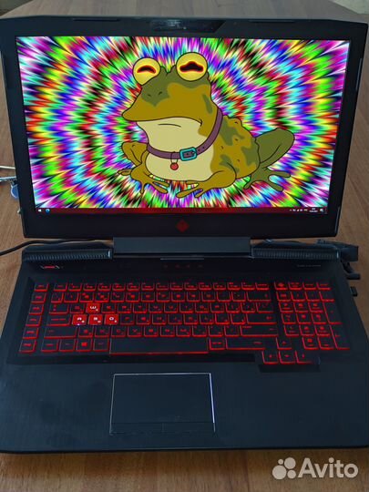 Супермощный игровой 17.3 HP Omen i7 8ядер/16g/1050