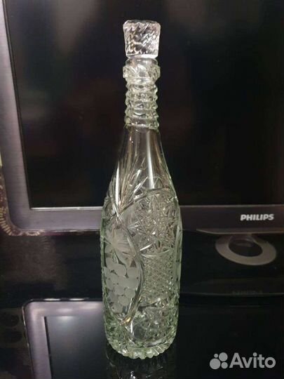 Хрустальная бутылка СССР