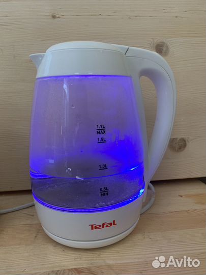 Чайник стеклянный электрический tefal ko450132