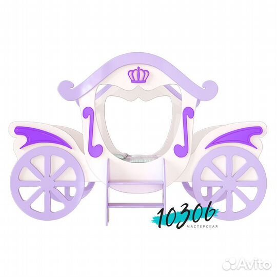 Детская кровать карета, кроватка в детскую девочки