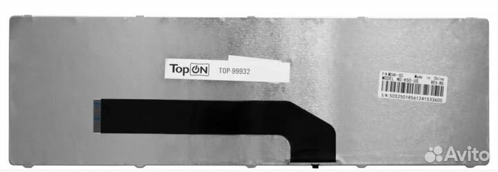 Клавиатура asus K50IO чёрная, матовая, OEM