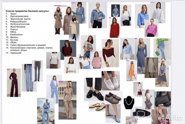 Капсула женской одежды 42-44