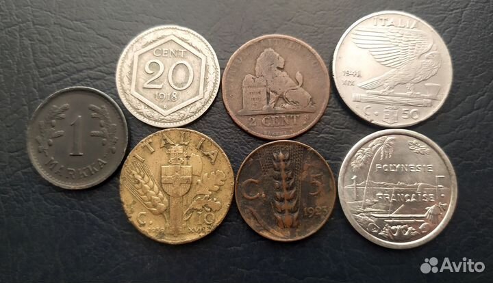 Редкие иностранные монеты 19-20 век
