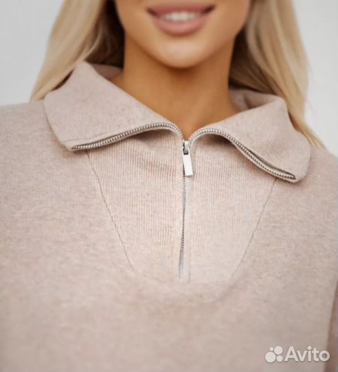 Брючный костюм вязаный