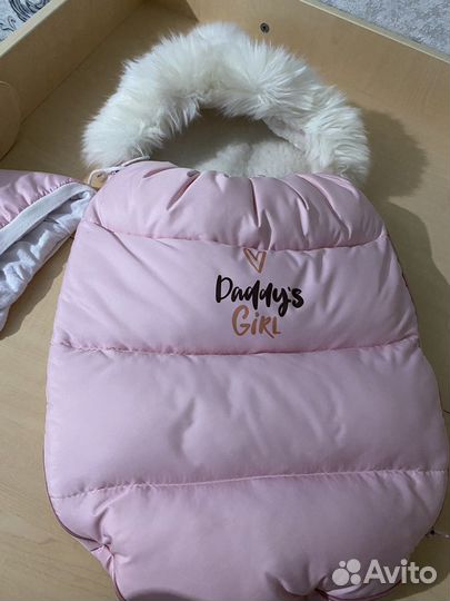 Конверт на выписку зимний для девочки