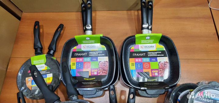 Сковорода классическая, гриль, блинная сковорода