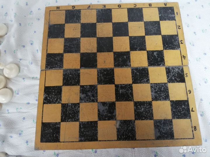 Шахматы СССР фигуры из пластика Классика