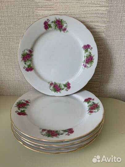 Набор тарелок фарфор