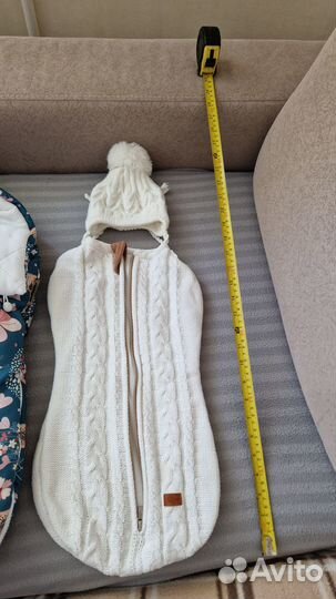 Конверт детский демисезонный + кокон с шапочкой