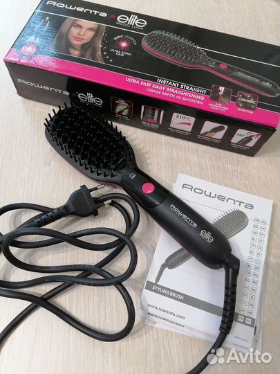 Расческа выпрямитель Rowenta для волос