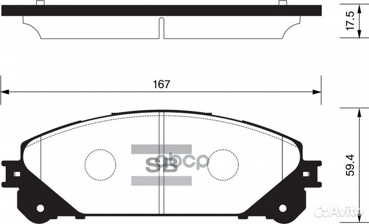 SP2137SNS колодки дисковые п Lexus RX/Highland