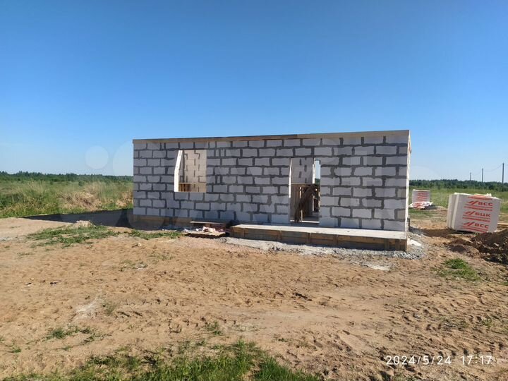 Дом 60 м² на участке 10 сот.