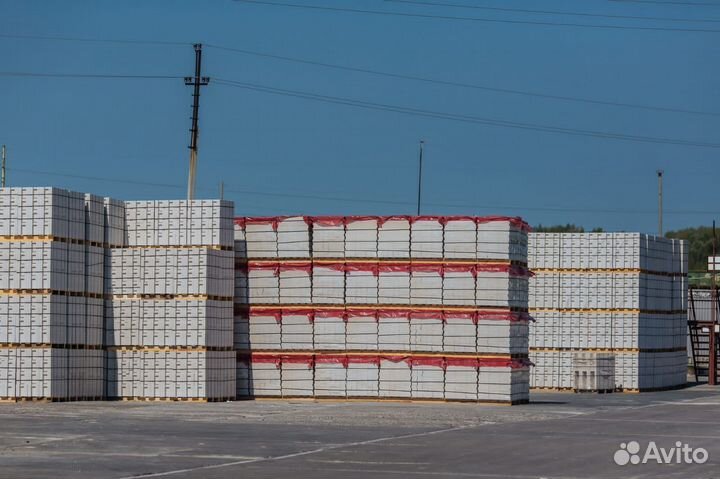 Газоблок Поревит Д500 В2,5