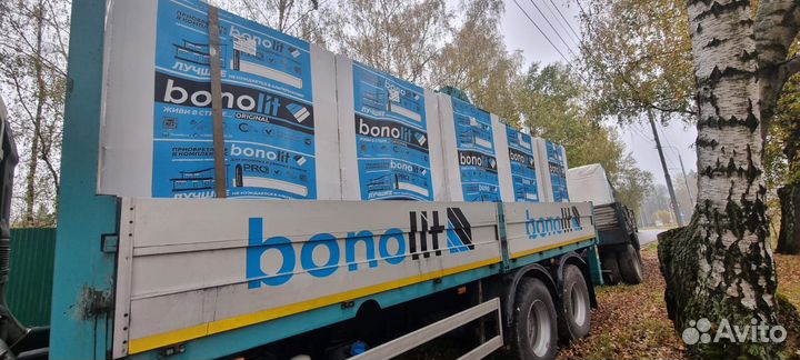 Строительные блоки из газобетона Бонолит