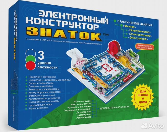 Электронный конструктор Знаток 999 схем