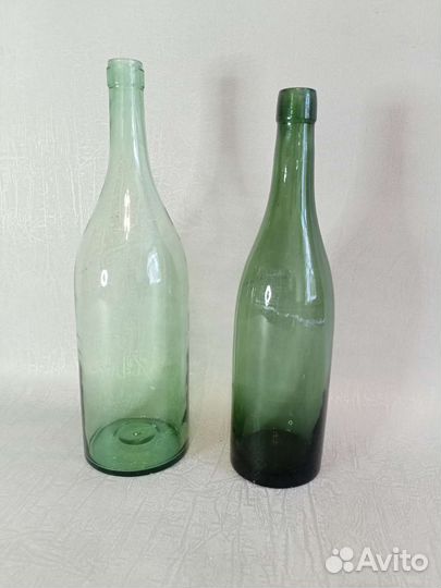 Бутылка стеклянная. Антиквариат