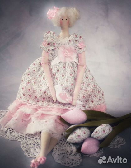 Интерьерная кукла тильда