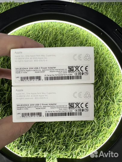 Оригинальный блок зарядки iPhone 20W