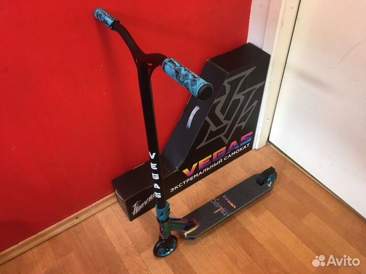 Трюковый самокат Haevner Vegas нео-хром