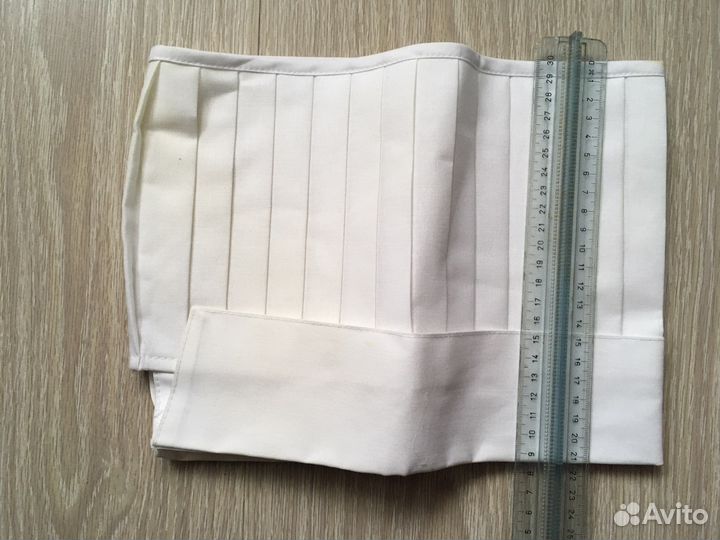 Шапка поварская, высокая