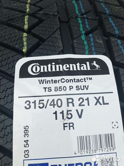 Continental ContiWinterContact TS 850P SUV 315/40 R21 и 275/45 R21 115V