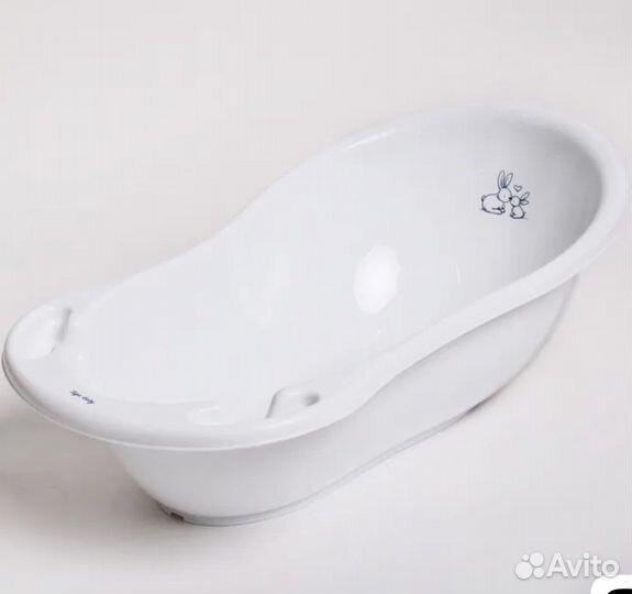 Ванночка со сливом и термометром