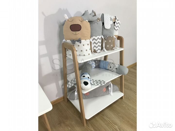 Детский стеллаж из бука