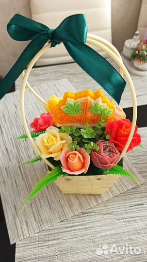 Букет из мыла ручной работы