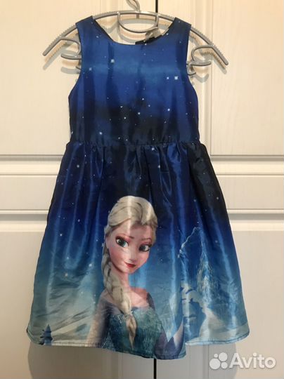 Платье для девочки 6-7 лет Эльза