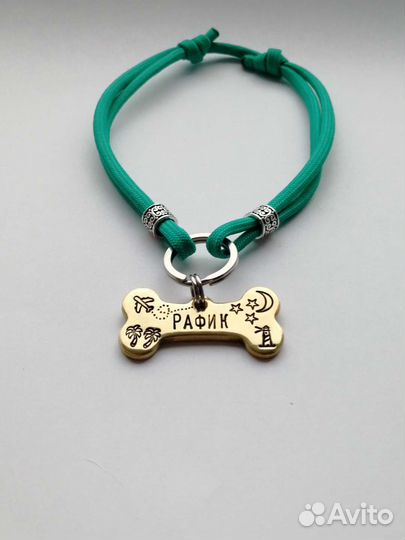 Адресник медальон жетон для собаки 