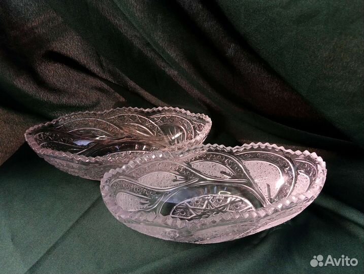 Хрустальная конфетница СССР