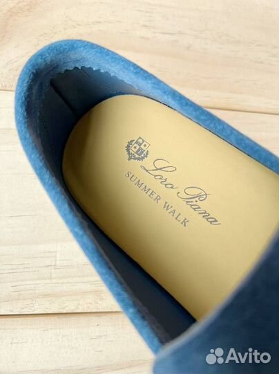 Лоферы Loro Piana син