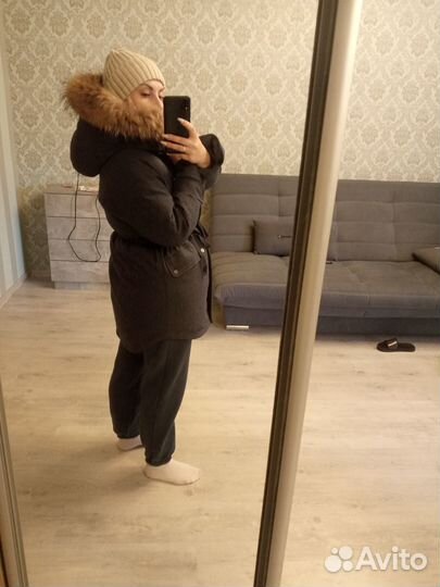 Парка женская шерсяная