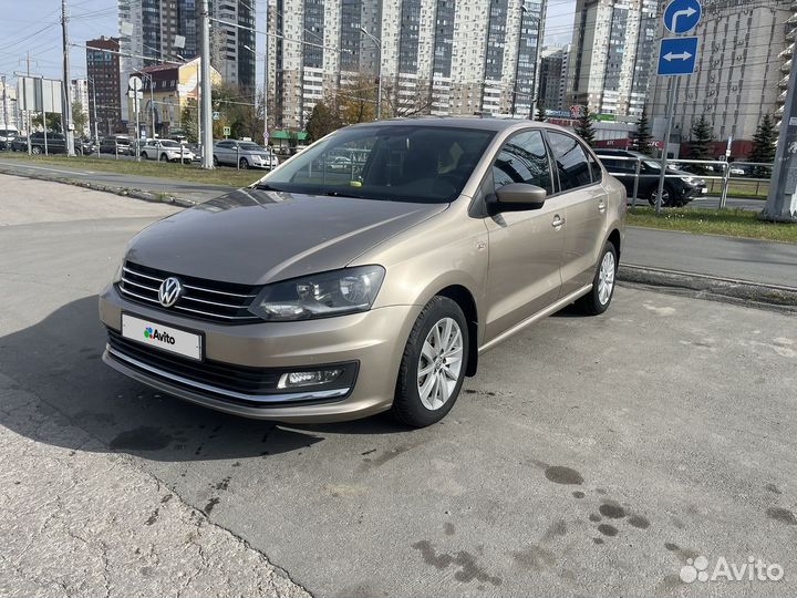 Volkswagen Polo 1.6 AT, 2018, 120 000 км