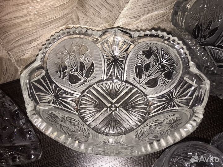 Хрусталь СССР, лебеди-стекло СССР