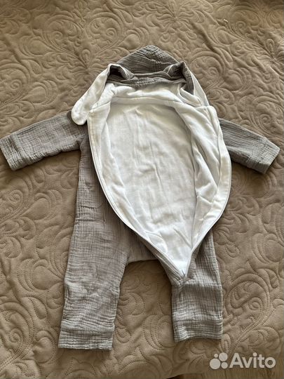 Муслиновый комбинезон 68-74