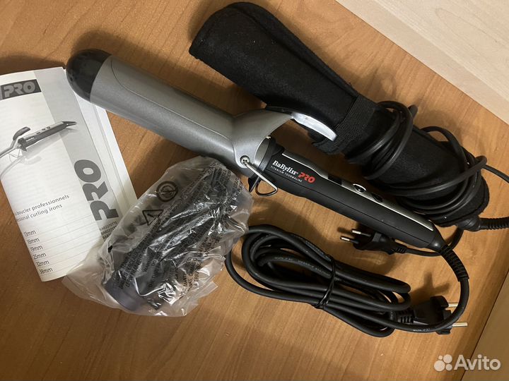 Плойка (шипцы) для волос babyliss pro 38 мм
