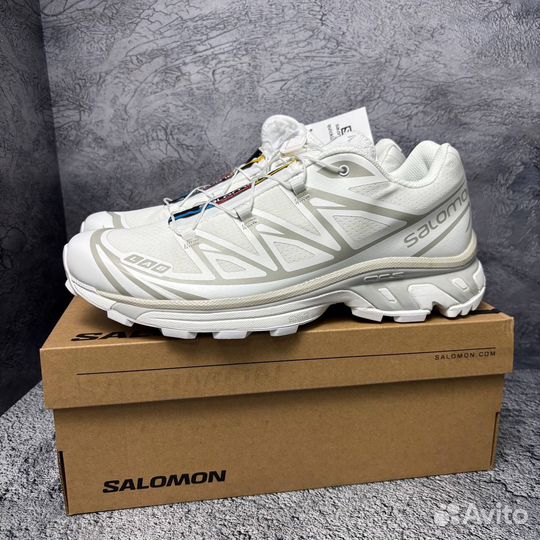 Кроссовки Salomon Xt-6 White весенние мужские