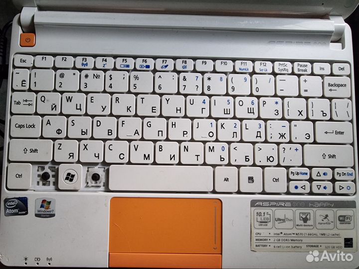 Нетбук acer aspire one happy 2 10,1'