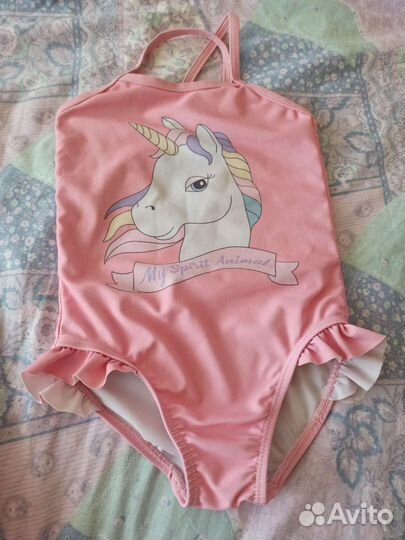 Купальник для девочки 98 и сабо 20-22