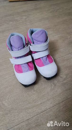 Лыжные ботинки детские на липучке р-р 35