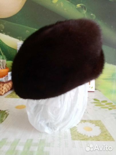 Шапка норковая женская