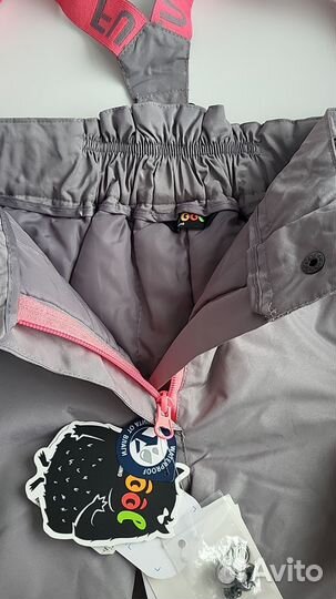 Брюки полукомбинезон для девочки 110