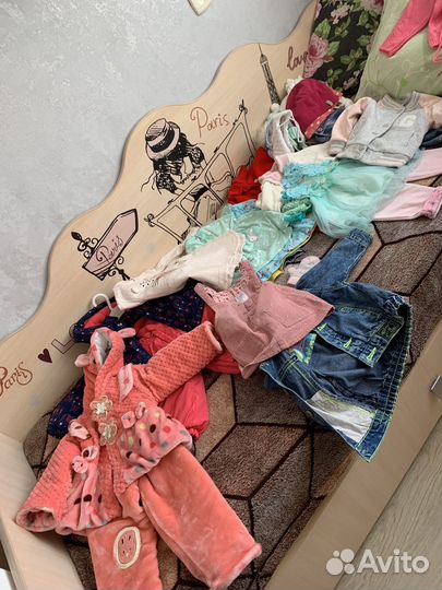 Продам вещи для девочке размер разный 74,80 92