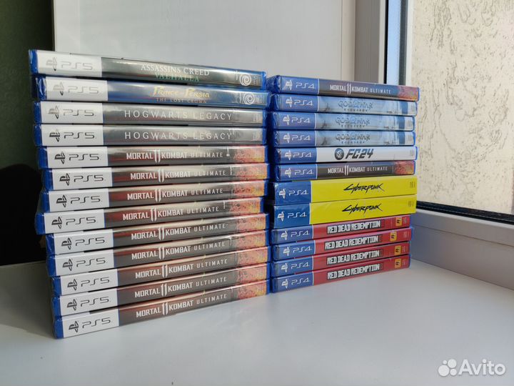 Диски ps4/ps5 новые