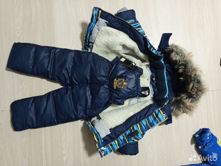 Зимний комбинезон с курткой 80-86